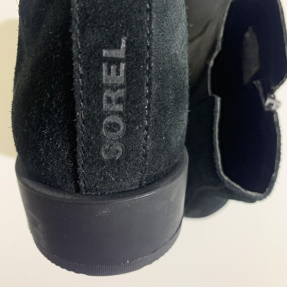 Sorel Boots Womens Size 8 Black Emelie II Waterproof Ankle Side Zip NL4328-010 - Picture 7 of 8